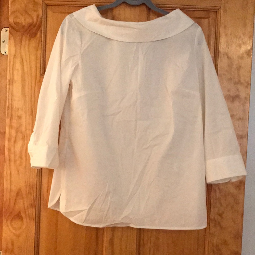 Talbots white blouse - Picture 2 of 5